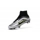 Nike Men's 2016 - Mercurial Superfly Heritage FG Soccer Shoes Silvery Black Volt