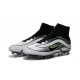 Nike Men's 2016 - Mercurial Superfly Heritage FG Soccer Shoes Silvery Black Volt
