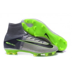 Nike Soccer Cleats - Nike Mercurial Superfly V FG Grey Black Green