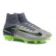 Nike Soccer Cleats - Nike Mercurial Superfly V FG Grey Black Green