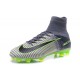 Nike Soccer Cleats - Nike Mercurial Superfly V FG Grey Black Green