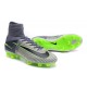 Nike Soccer Cleats - Nike Mercurial Superfly V FG Grey Black Green