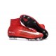 Nike Soccer Cleats - Nike Mercurial Superfly V FG Red White Black