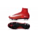 Nike Soccer Cleats - Nike Mercurial Superfly V FG Red White Black