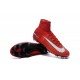 Nike Soccer Cleats - Nike Mercurial Superfly V FG Red White Black