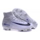 Nike Soccer Cleats - Nike Mercurial Superfly V FG White Grey Black
