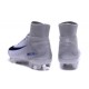 Nike Soccer Cleats - Nike Mercurial Superfly V FG White Grey Black