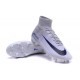 Nike Soccer Cleats - Nike Mercurial Superfly V FG White Grey Black