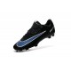 2016 New Shoes - Nike Mercurial Vapor XI FG Black Blue