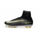 Nike Soccer Cleats - Nike Mercurial Superfly V FG CR7 Black Silver Volt