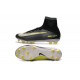 Nike Soccer Cleats - Nike Mercurial Superfly V FG CR7 Black Silver Volt