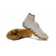 Nike HyperVenom Phantom II FG Men's Firm-Ground Soccer Cleats Neymar x Jordan White Gold