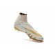 Nike HyperVenom Phantom II FG Men's Firm-Ground Soccer Cleats Neymar x Jordan White Gold