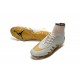 Nike HyperVenom Phantom II FG Men's Firm-Ground Soccer Cleats Neymar x Jordan White Gold