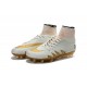Nike HyperVenom Phantom II FG Men's Firm-Ground Soccer Cleats Neymar x Jordan White Gold