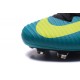 Nike Soccer Cleats - Nike Mercurial Superfly V FG Green Yellow Black