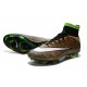 New Nike Mercurial Superfly IV FG Football Shoes Green Black White Multicolor