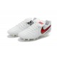 New Shoes - Nike Tiempo Legend VI FG Soccer Cleats White Red