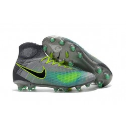 New Nike Shoes - Nike Magista Obra II FG Soccer Boots Pure Platinum Black Ghost Green