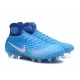 New Nike Shoes - Nike Magista Obra II FG Soccer Boots Bleu Blanc