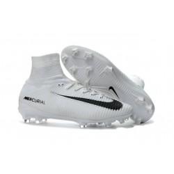 Football Boots For Men Nike Mercurial Superfly 5 FG White Black