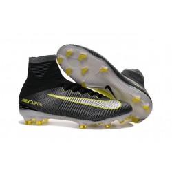 Nike Soccer Cleats - Nike Mercurial Superfly V FG Black Yellow