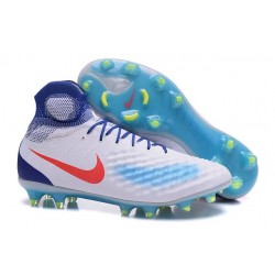 New Nike Shoes - Nike Magista Obra II FG Soccer Boots White Blue Orange