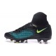 2016 Nike Magista Obra II FG FG Football Boots Black Blue Green