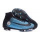 Football Boots For Men Nike Mercurial Superfly 5 FG Manchester City FC Black Blue
