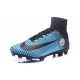 Football Boots For Men Nike Mercurial Superfly 5 FG Manchester City FC Black Blue