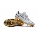 Men's Football Cleats Nike Mercurial Vapor XI FG CR7 Vitórias White Gold Black