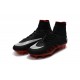 Nike HyperVenom Phantom II FG Men's Firm-Ground Soccer Cleats Jordan Black Red White