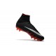 Nike HyperVenom Phantom II FG Men's Firm-Ground Soccer Cleats Jordan Black Red White