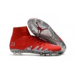 Shoes For Men Nike HyperVenom Phantom II FG FG Football Boots Red Silver