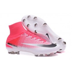 Nike Mercurial Superfly V FG Tech Craft 2017 Pink White Black