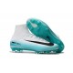 2017 Cristiano Ronaldo New Soccer Cleats - Nike Mercurial Superfly 5 FG White Blue Black