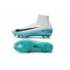 2017 Cristiano Ronaldo New Soccer Cleats - Nike Mercurial Superfly 5 FG White Blue Black