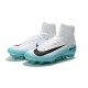 2017 Cristiano Ronaldo New Soccer Cleats - Nike Mercurial Superfly 5 FG White Blue Black
