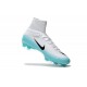 2017 Cristiano Ronaldo New Soccer Cleats - Nike Mercurial Superfly 5 FG White Blue Black