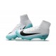 2017 Cristiano Ronaldo New Soccer Cleats - Nike Mercurial Superfly 5 FG White Blue Black