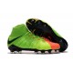 Cheap Nike Hypervenom Phantom III DF FG Men Soccer Cleats Electric Green Black Hyper Orange