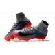 Nike Mercurial Superfly V CR7 Tech Craft Firm Ground Soccer Cleats Cool Grey Metallic Hematite Wolf Grey