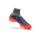 Nike Mercurial Superfly V CR7 Tech Craft Firm Ground Soccer Cleats Cool Grey Metallic Hematite Wolf Grey
