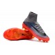 Nike Mercurial Superfly V CR7 Tech Craft Firm Ground Soccer Cleats Cool Grey Metallic Hematite Wolf Grey