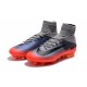 Nike Mercurial Superfly V CR7 Tech Craft Firm Ground Soccer Cleats Cool Grey Metallic Hematite Wolf Grey