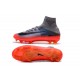 Nike Mercurial Superfly V CR7 Tech Craft Firm Ground Soccer Cleats Cool Grey Metallic Hematite Wolf Grey