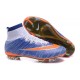 Nike Mercurial Superfly IV FG Soccer Boots - Shoes For Men Blue Orange White