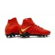 Cheap High Top Nike Hypervenom Phantom III DF FG For Men Red Gold