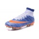 Nike Mercurial Superfly IV FG Soccer Boots - Shoes For Men Blue Orange White