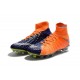 Nike Hypervenom phantom III DF FG Neymar Soccer Shoes Wolf Grey Purple Dynasty Max Orange